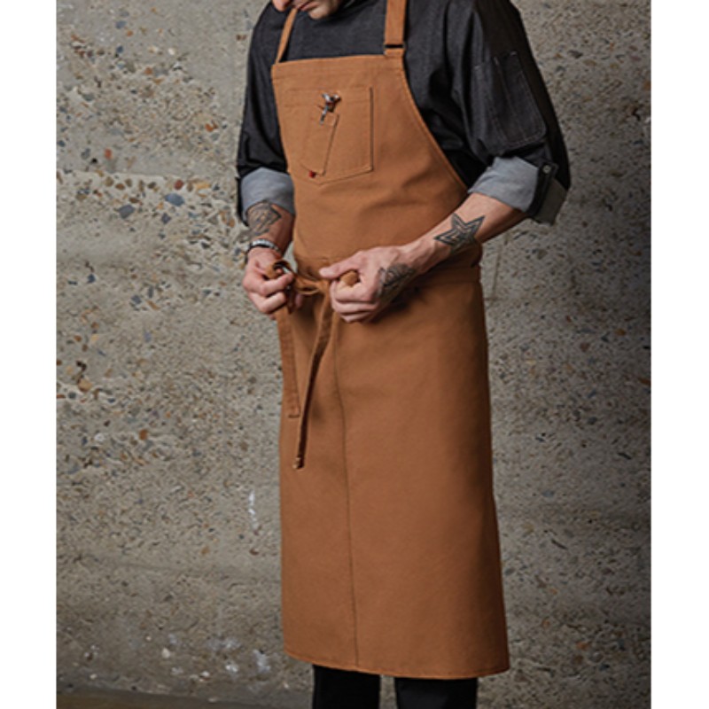 Full Length Bib Cotton Apron by Orient Uniforms for customers in Dubai, Abu Dhabi, Sharjah, Ajman and across the UAE
