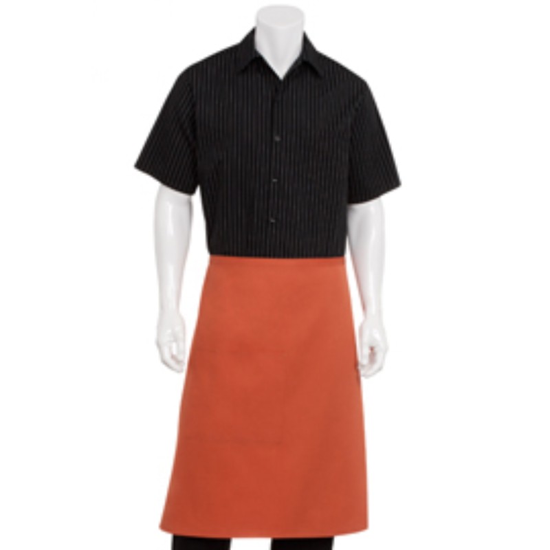 Short Rust S 7 Apron by Orient Uniforms for customers in Dubai, Abu Dhabi, Sharjah, Ajman and across the UAE