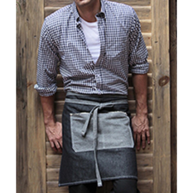 Waist Denim Two Pocket Apron by Orient Uniforms for customers in Dubai, Abu Dhabi, Sharjah, Ajman and across the UAE