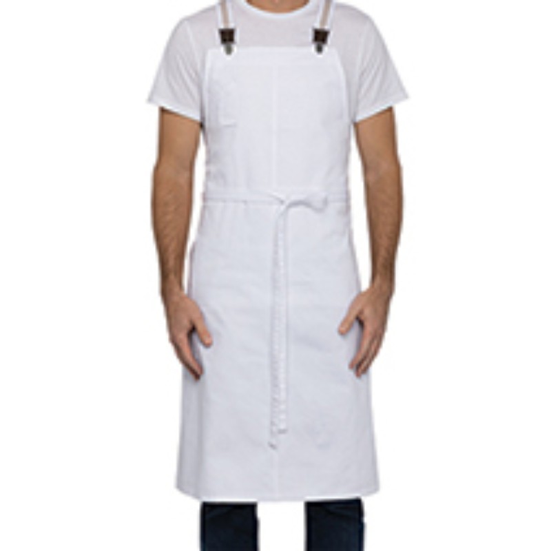 White Bib Apron by Orient Uniforms for customers in Dubai, Abu Dhabi, Sharjah, Ajman and across the UAE
