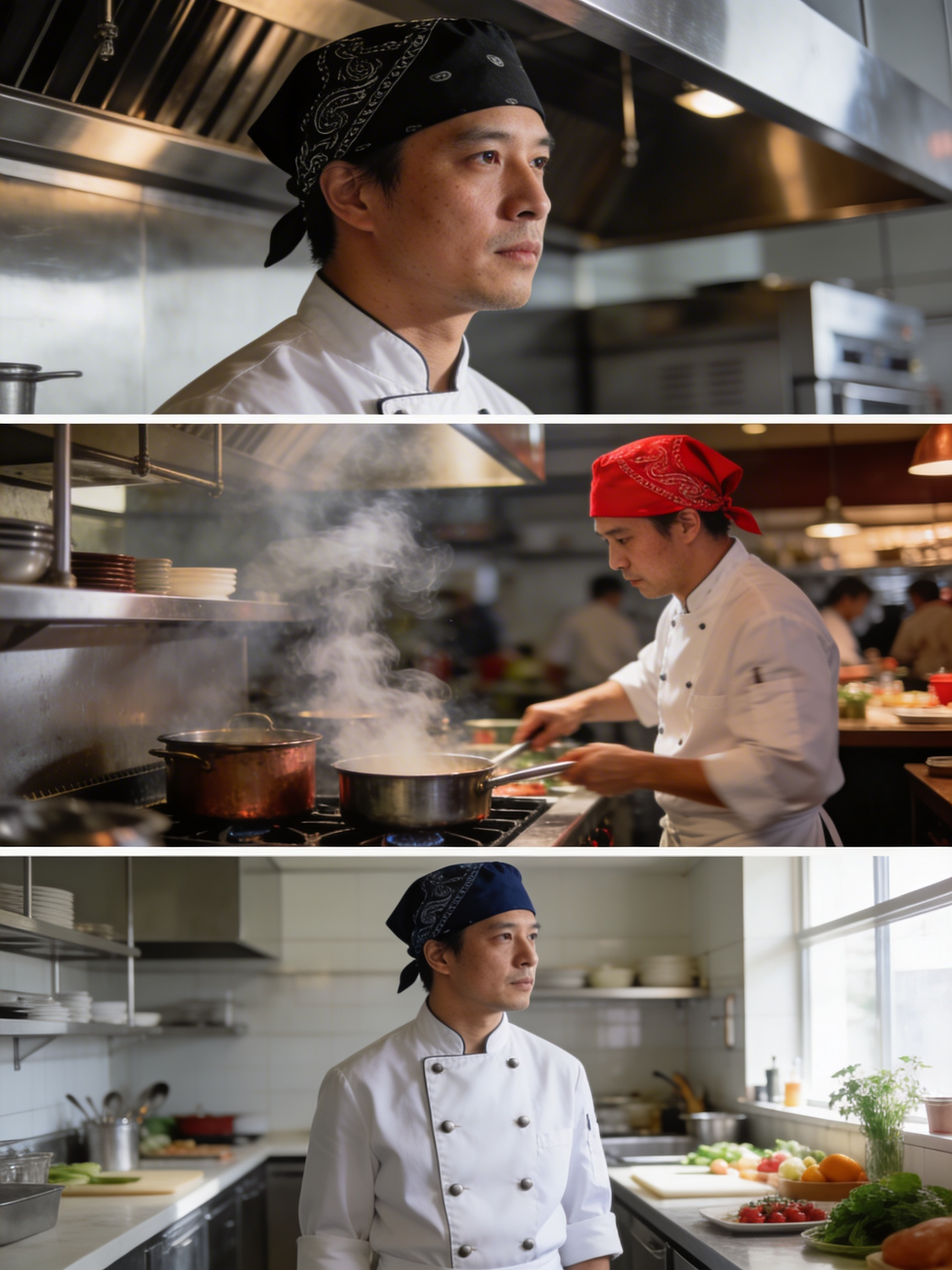 Chinese Chef Bandana by Orient Uniforms for customers in Dubai, Abu Dhabi, Sharjah, Ajman and across the UAE