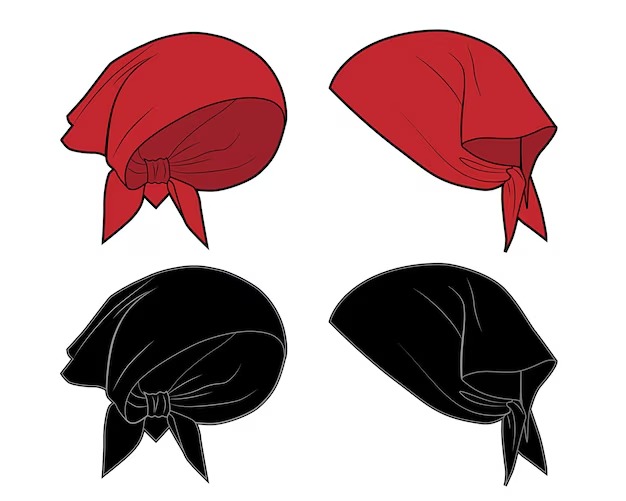 Japanese Bandana Chef Bandana by Orient Uniforms for customers in Dubai, Abu Dhabi, Sharjah, Ajman and across the UAE