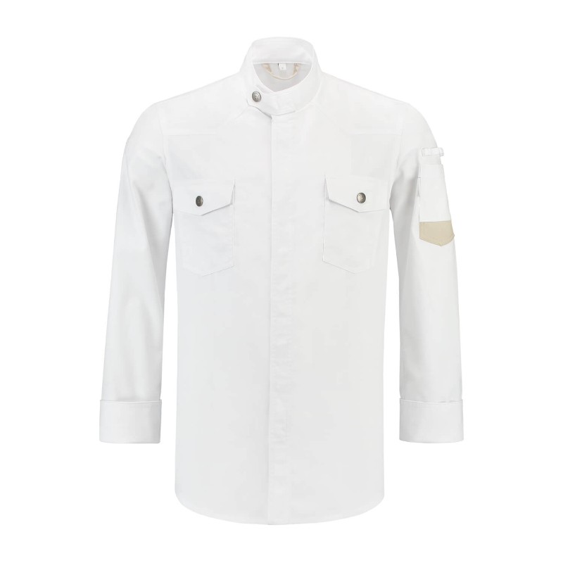 Informal Shirt Attire Chef Two Pockets Full Sleeves Collar by Orient Uniforms for customers in Dubai, Abu Dhabi, Sharjah, Ajman and across the UAE