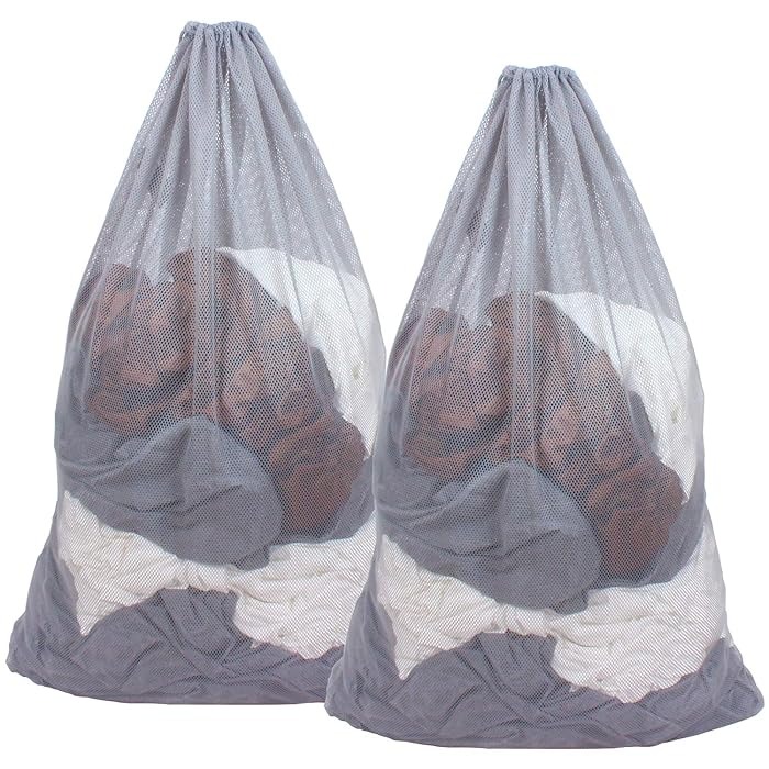 Mesh Material Gray 2 Laundry Bag by Orient Uniforms for customers in Dubai, Abu Dhabi, Sharjah, Ajman and across the UAE
