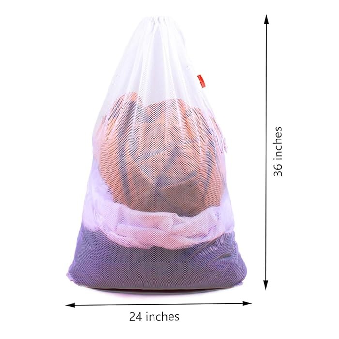 Mesh Material White 3 Laundry Bag by Orient Uniforms for customers in Dubai, Abu Dhabi, Sharjah, Ajman and across the UAE