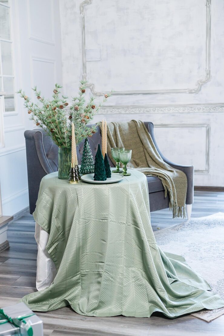 Poly Cotton Table Cloth Runner by Orient Uniforms for customers in Dubai, Abu Dhabi, Sharjah, Ajman and across the UAE