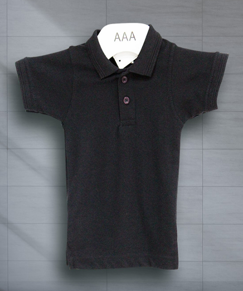Kids Tshirts Black Polo 3 4 Years