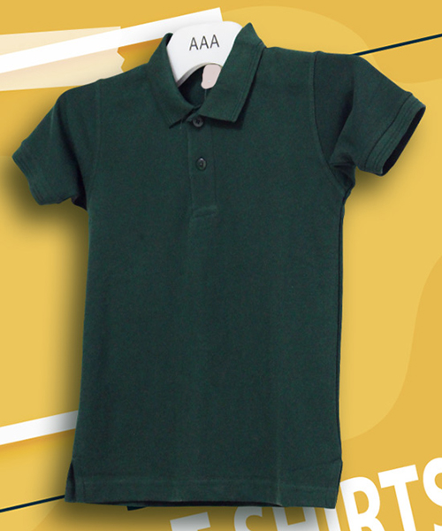 Kids Tshirts Dark Green 5 6 Years