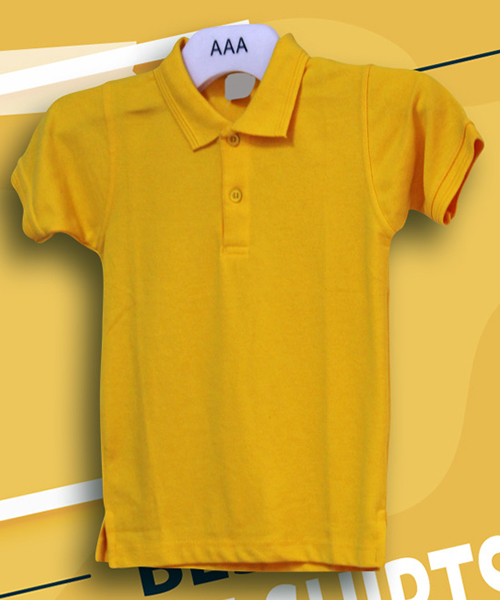 Kids Tshirts Golden Yellow Children Tshirt 3 4 Years