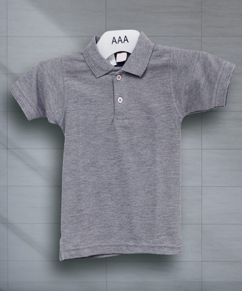 Kids Tshirts Gray Polo Tshirt 2 4 Years