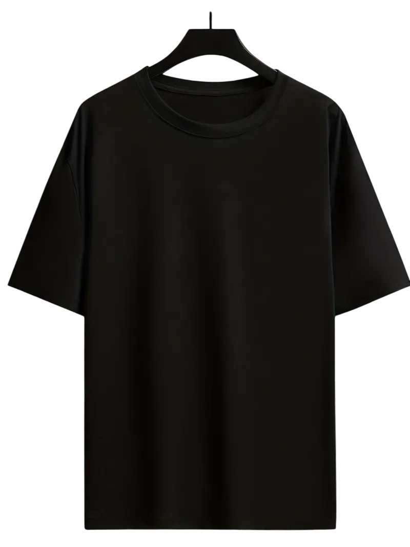 Oversize Tshirts Black Color Tshirt
