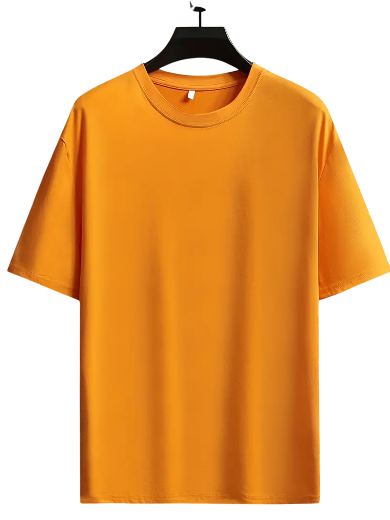 Oversize Tshirts Golden Yellow Color Tshirt