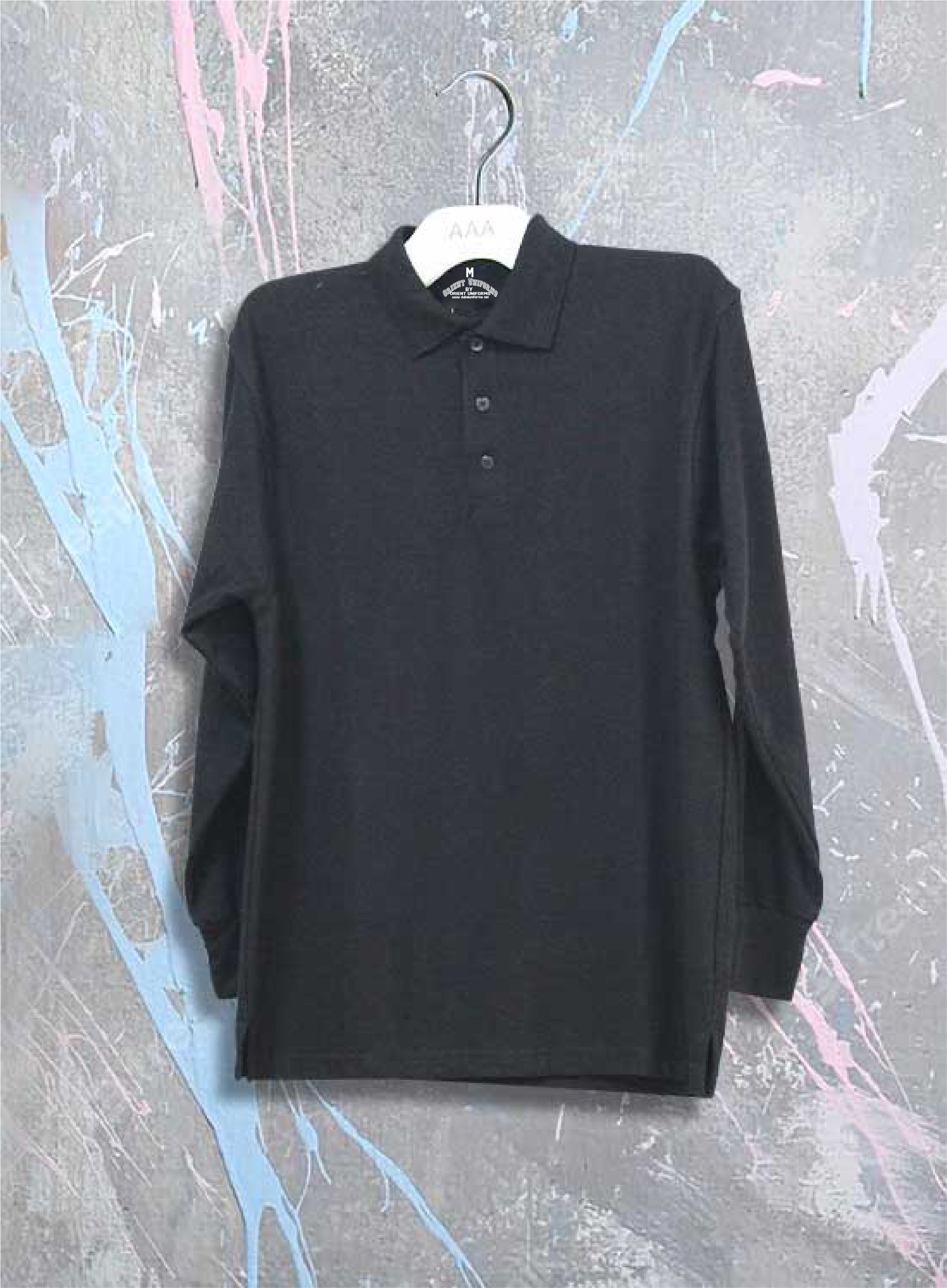 Polo S Black Full Sleeves Shirt Cotton