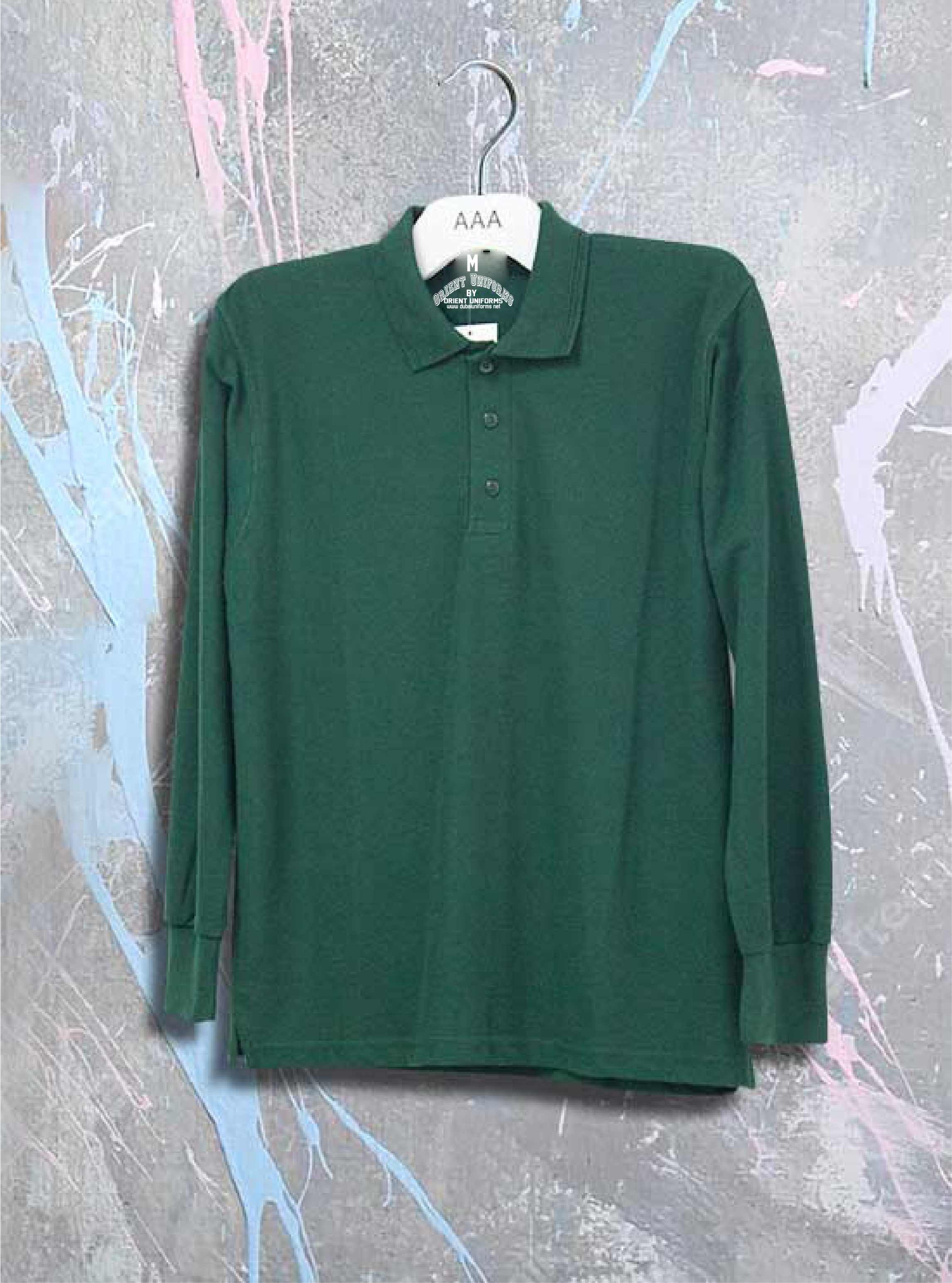 Polo S Dark Green Full Sleeves Shirt Cotton