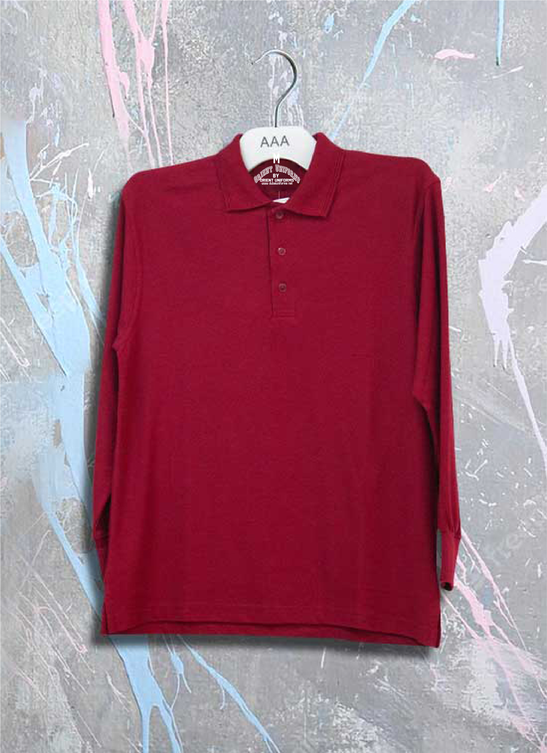 Polo S Mahroon Full Sleeves Shirt Cotton