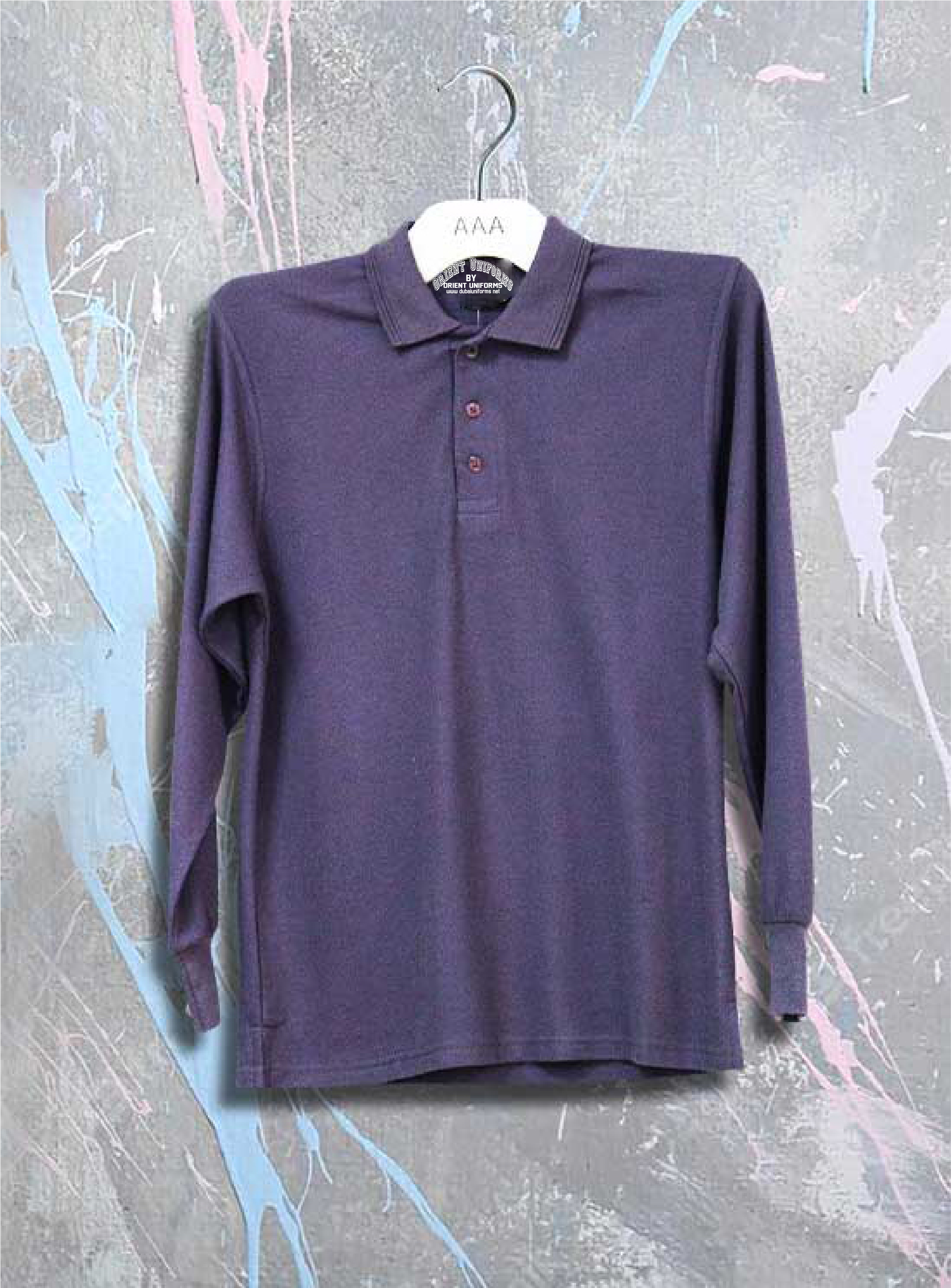 Polo S Purple Full Sleeves Shirt Cotton