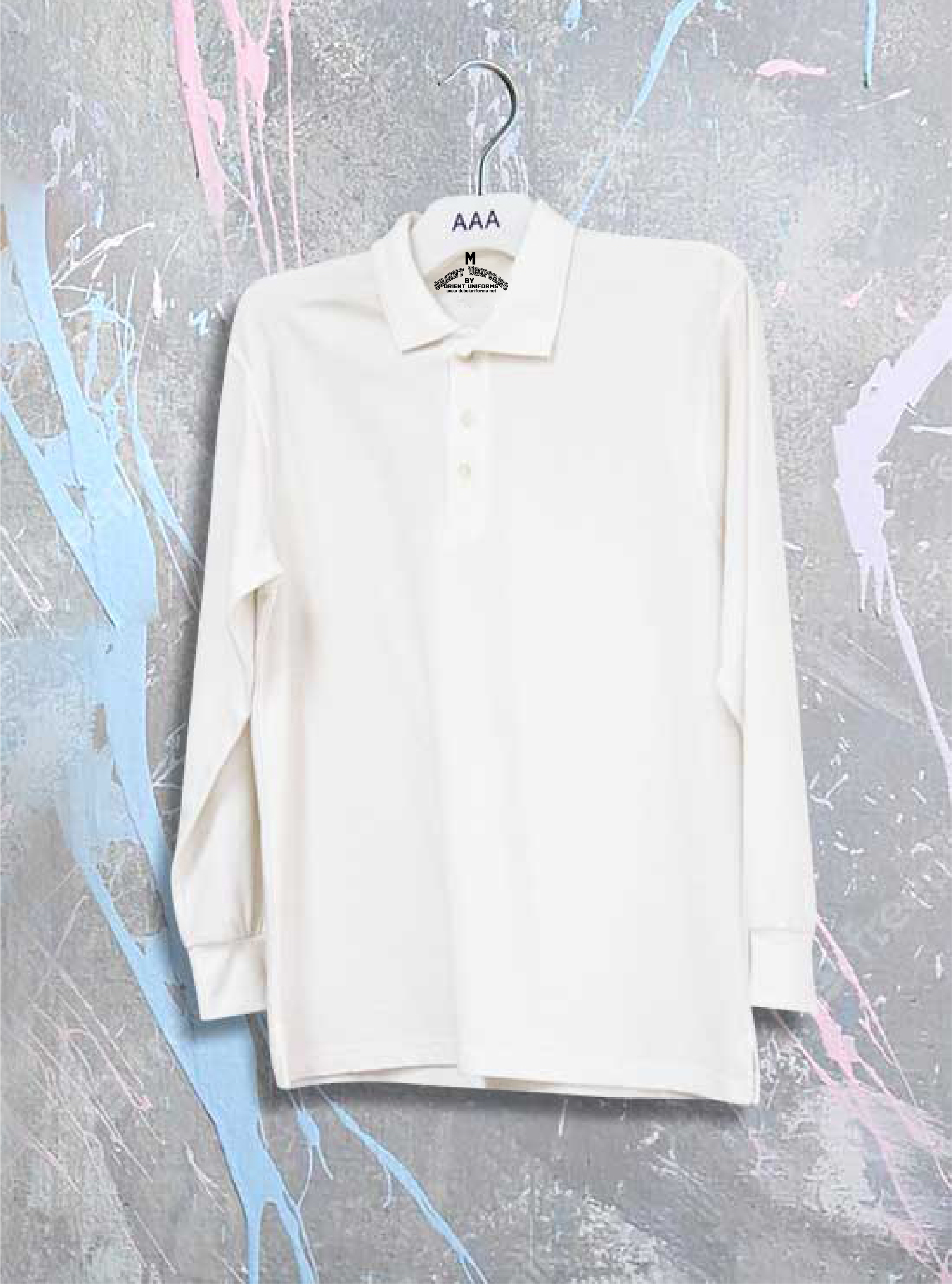 Polo S White Full Sleeves Shirt Cotton