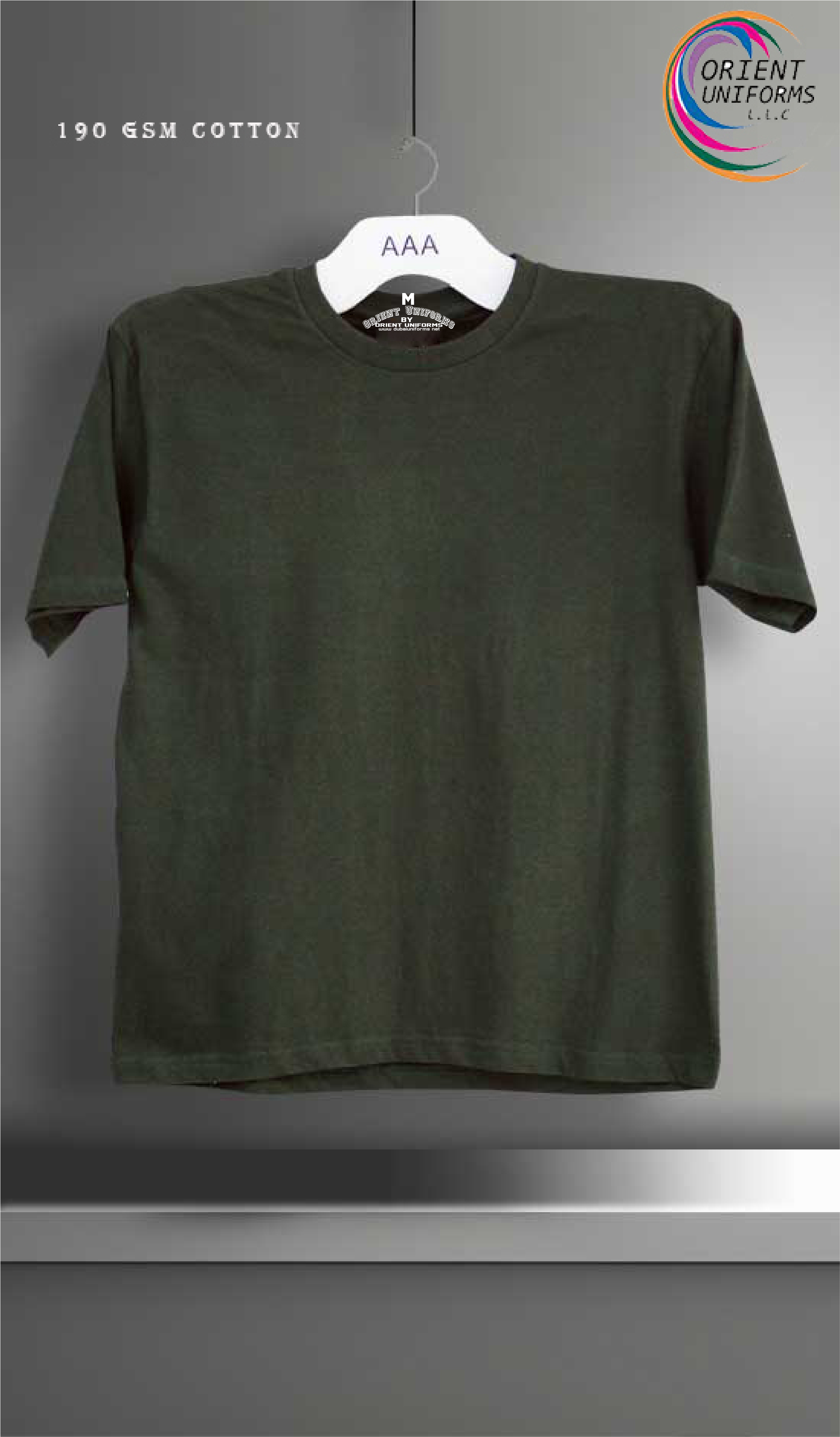 Round Neck Tshirts Dark Green Tshirt
