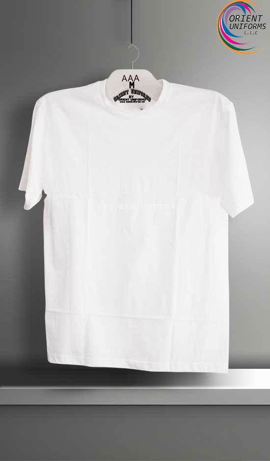 Round Neck Tshirts White Color Tshirt