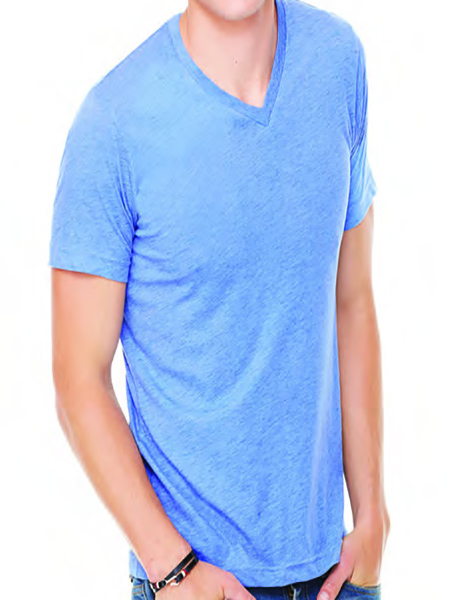V Neck Tshirts Sky Bluee Tshirt