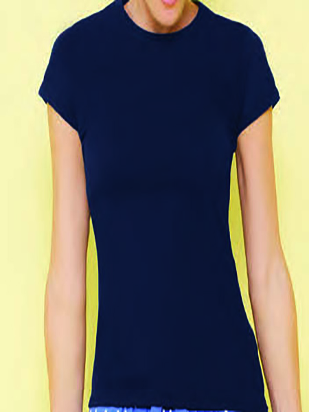 V Neck Tshirts Slim Fit Cotton Ladies Tshirt